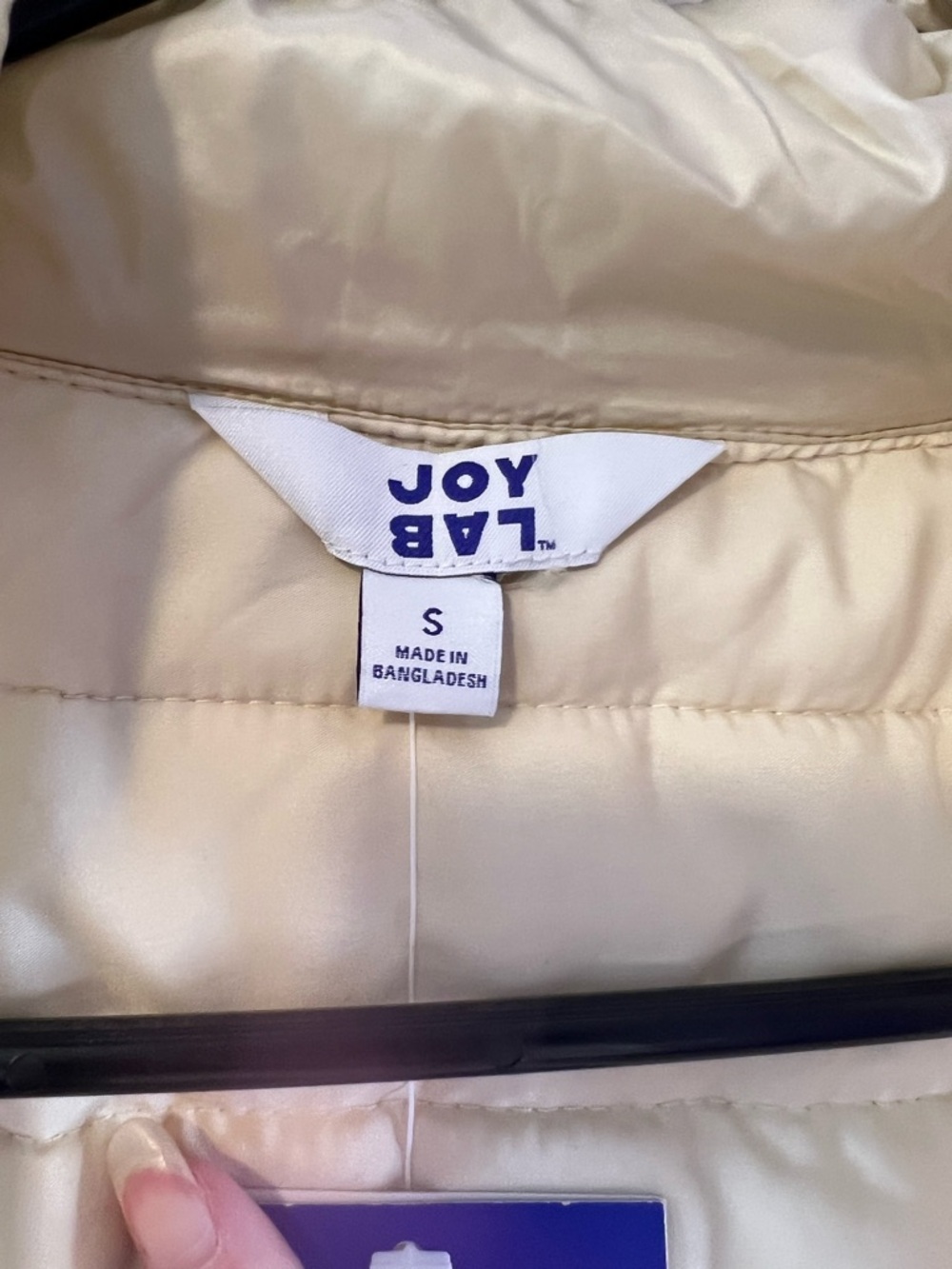 JoyLab Cream Quilted Puffer Vest - Picture 8 of 14